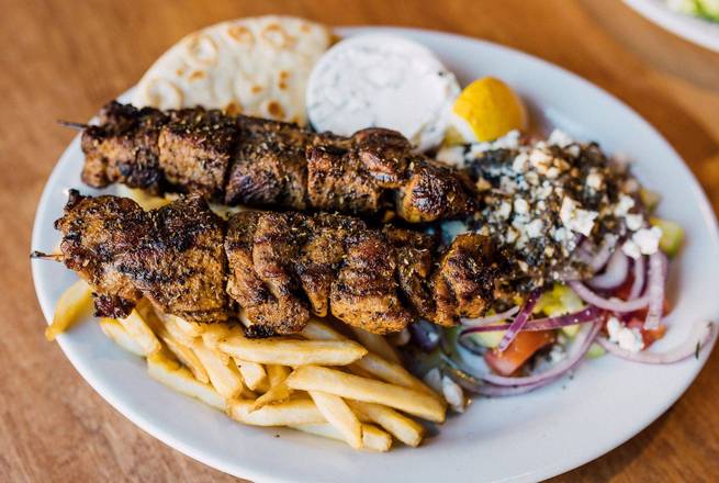 Pork Souvlaki Plate