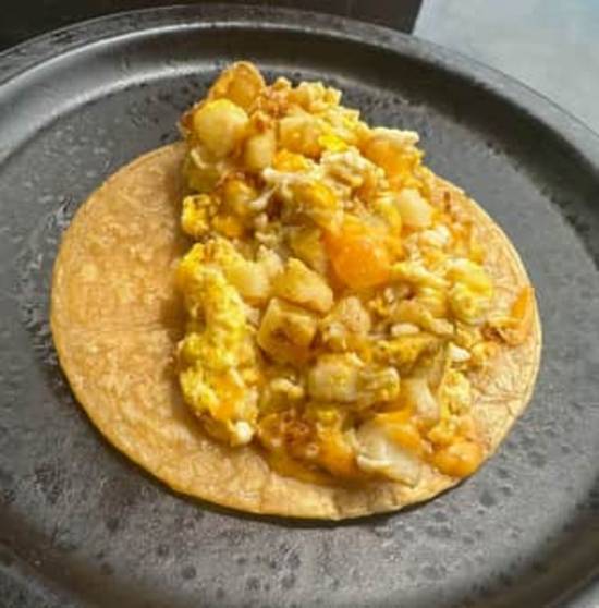 Potato+Egg+Cheese Taco