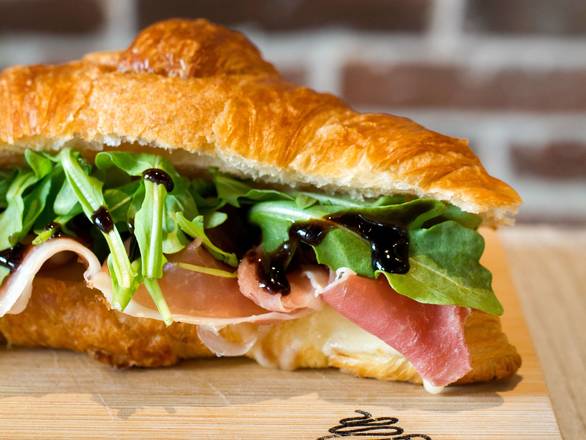 Prosciutto and Swiss Cheese Croissant*