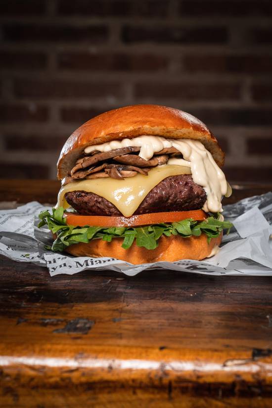 Psychedelic Swiss Burger