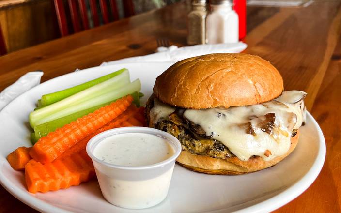 Pub Style Wild Rice Burger