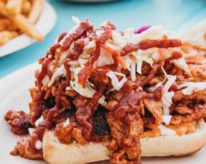 Pulled pork sandwich