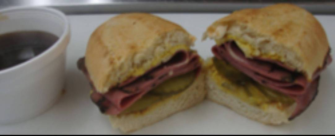 Roast Beef Dip Sandwich