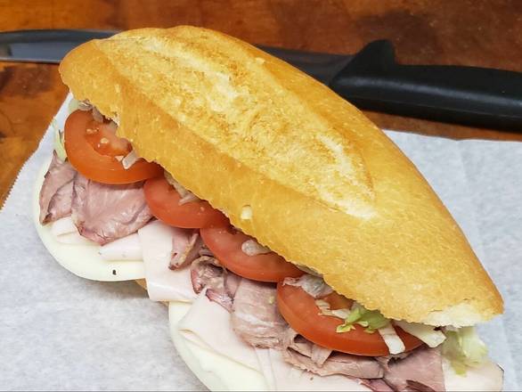 Roast Beef & Turkey w/ Cheese Cold Sandwich