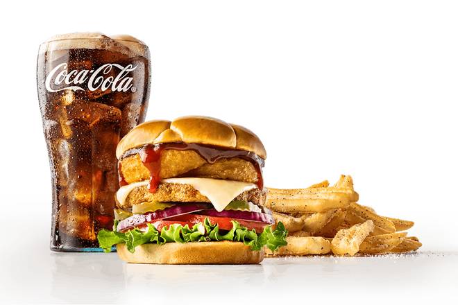Rodeo Ring Veggie Burger Combo