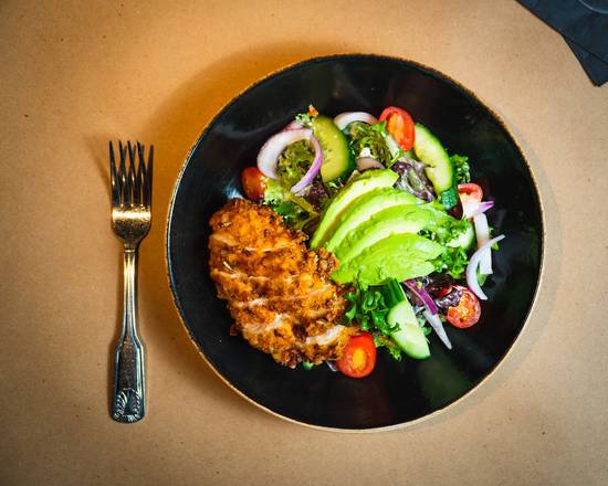 Rosemary Pecan Breaded Chicken Salad
