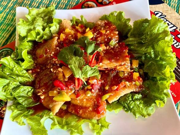 S15 Pla Sam Ros (THAI THREE-FLAVOURED FISH with justmine rice)