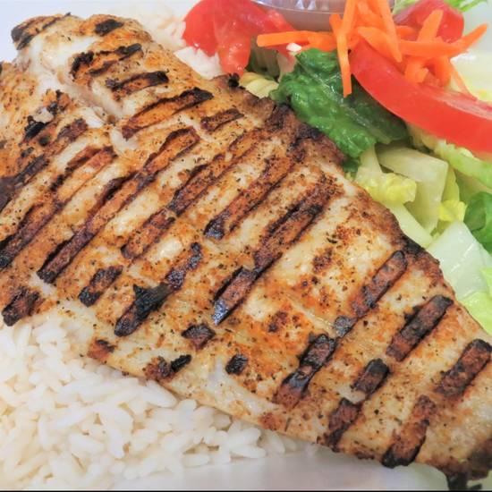 Salad W/ Grilled Atlantic Salmon