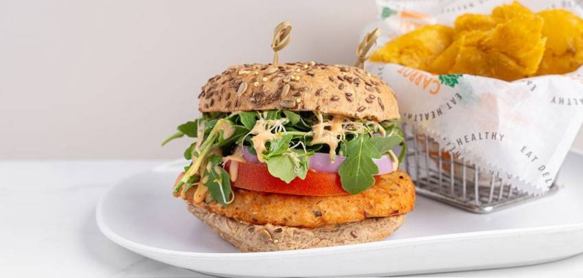 SALMON BURGER