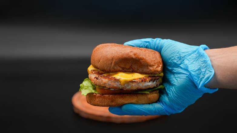 Salmon Burger Meal