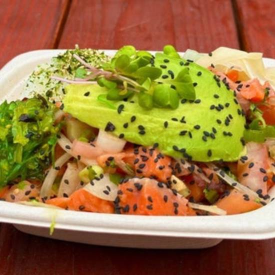 Salmon Cilantro Avo Salmon Bowl