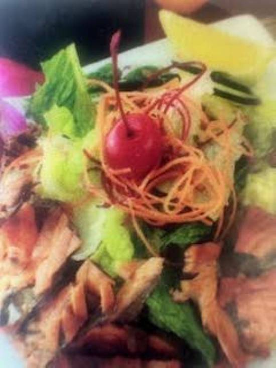 Salmon Skin Salad