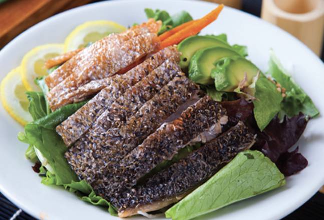 Salmon Skin Salad