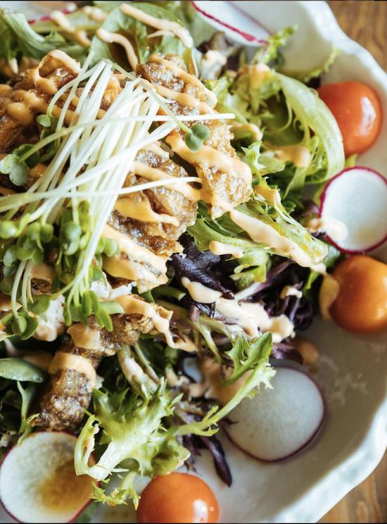 Salmon Skin Salad