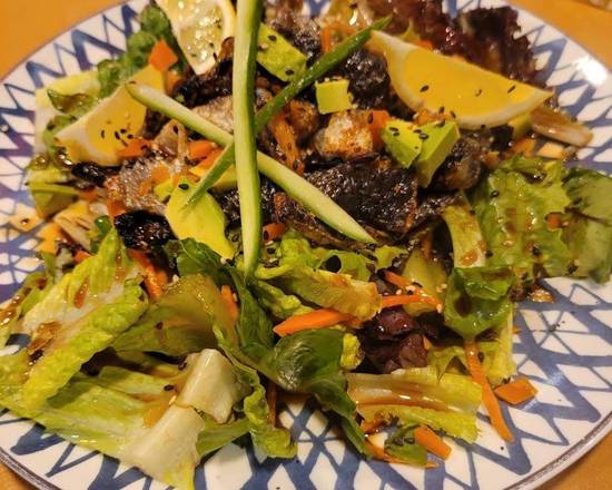 Salmon Skin Salad