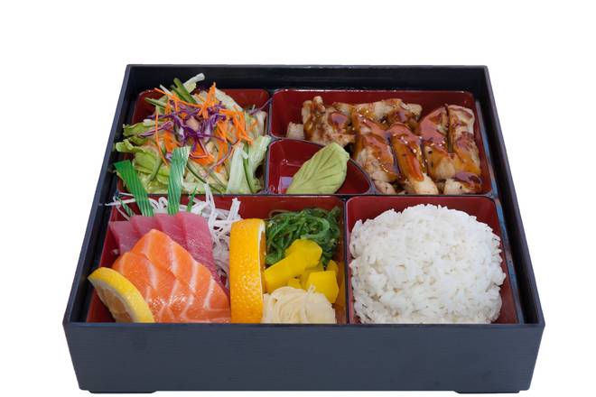 Sashimi with Chicken Teriyaki