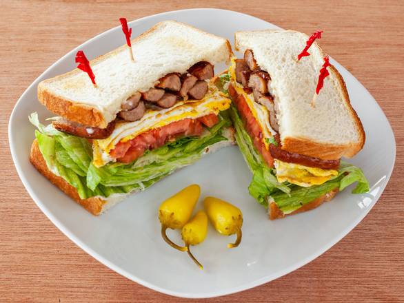Sausage and Eggs Sandwich