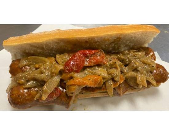 Sausage Peppers & Onions Hot Hero Sub
