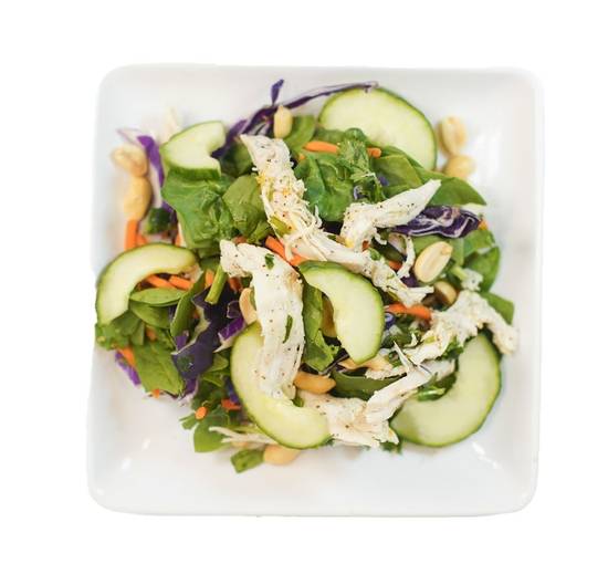 Sesame Peanut Chicken Salad Bowl