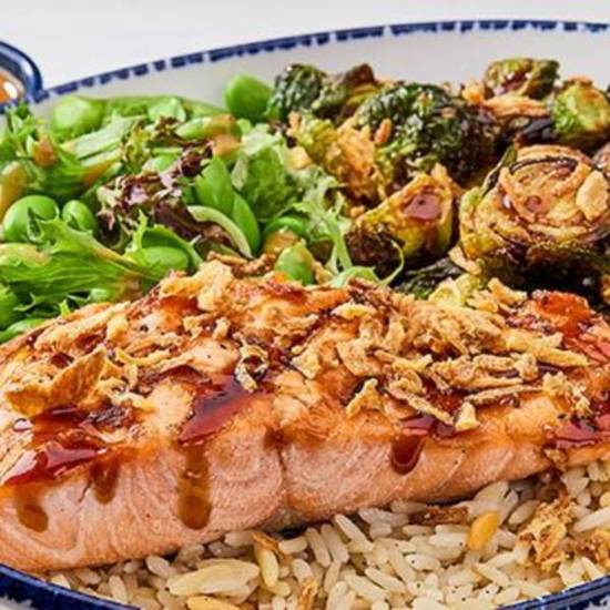 Sesame-Soy Salmon** Bowl