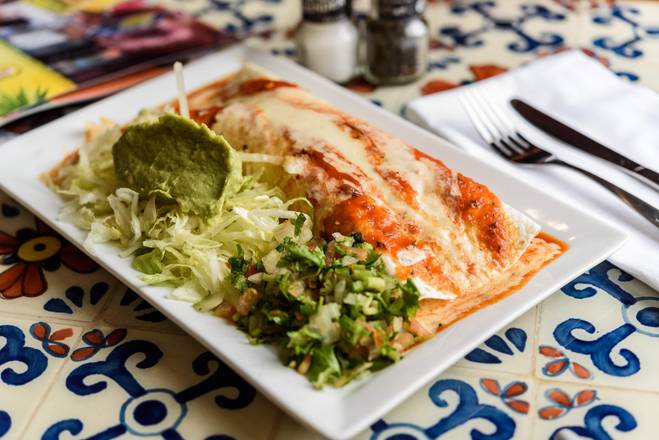 Shredded Chicken Burrito