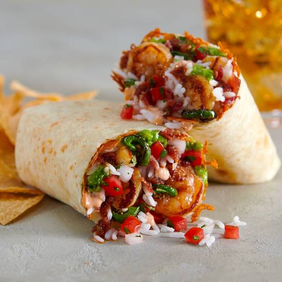 Shrimp & Bacon Burrito