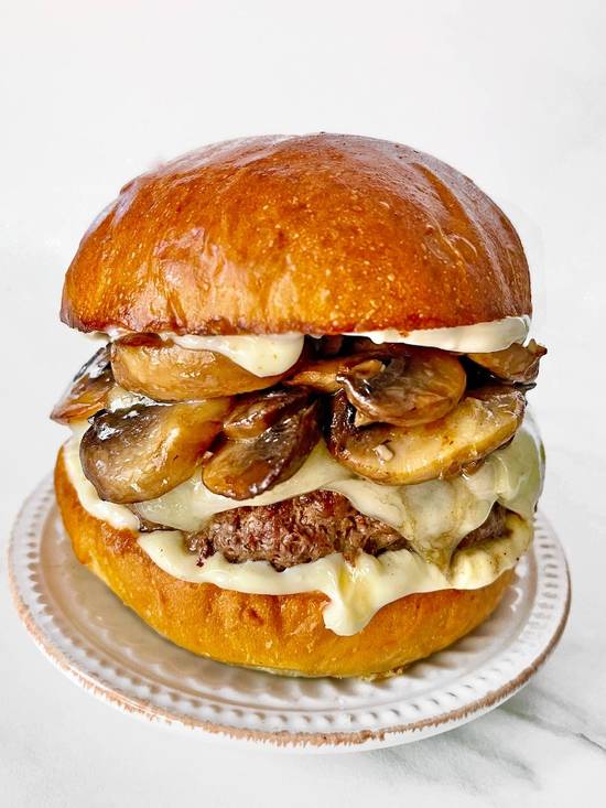 Shrooms n Onion Burger