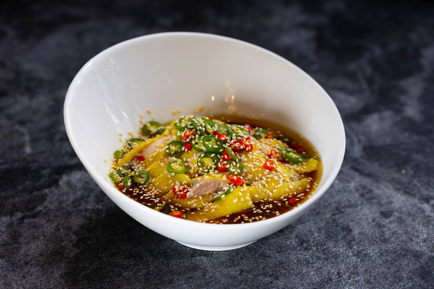 çŒæ±¤æ¤’麻鸡(新鲜黄毛鸡制作)Sichuan Green Pepper Chicken