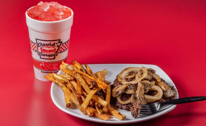 Single Hamburger Steak Combo