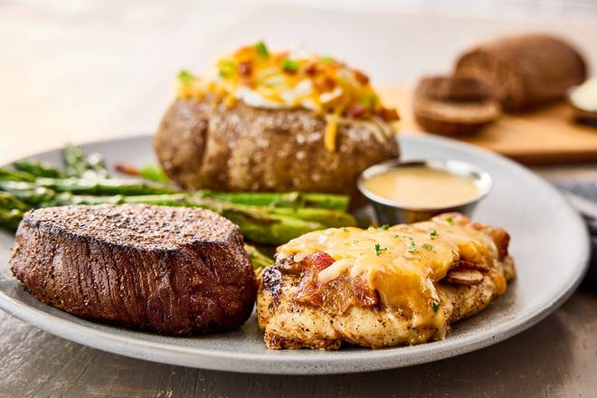Sirloin* & Alice Springs Chicken