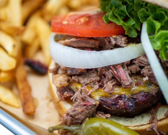 Smoked Bacon Cheesburger