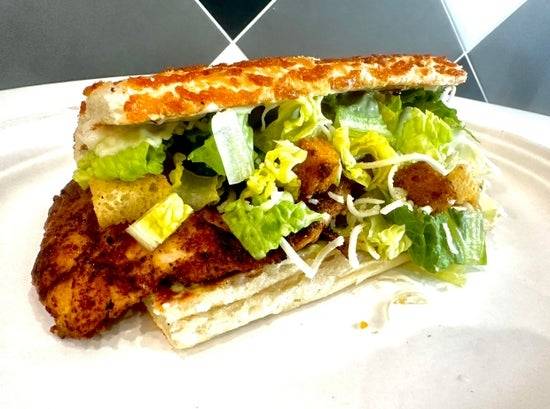 SMOKED CHICKEN CAESAR SANDWICH