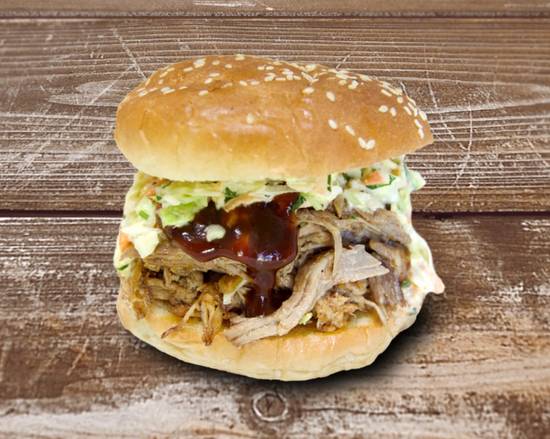 Smoked Pulled Pork Sandwich