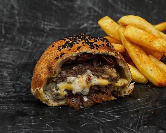 Special Pineapple Burger & Fries