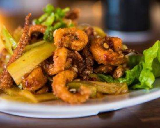 Spicy Calamari Salad
