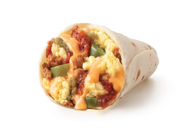Spicy Chorizo Breakfast Burrito