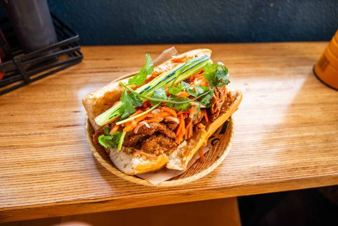 Spicy Pork Sautéed Bánh Mì