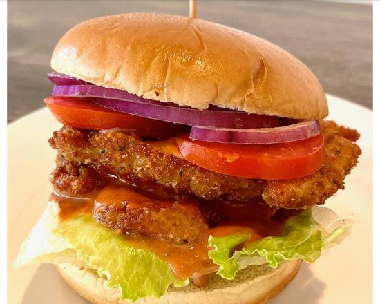 Stacked & Spicy Fried Chicken Sandwich