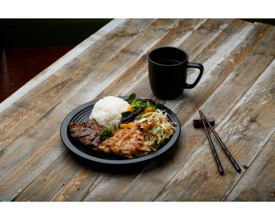 Steak and Chicken Plate