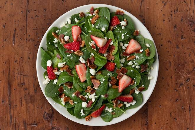 Strawberry Spinach Bacon Salade