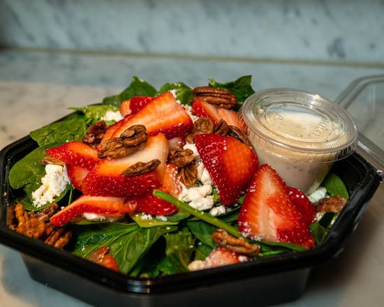 Strawberry Spinach Salad with Protein Choice