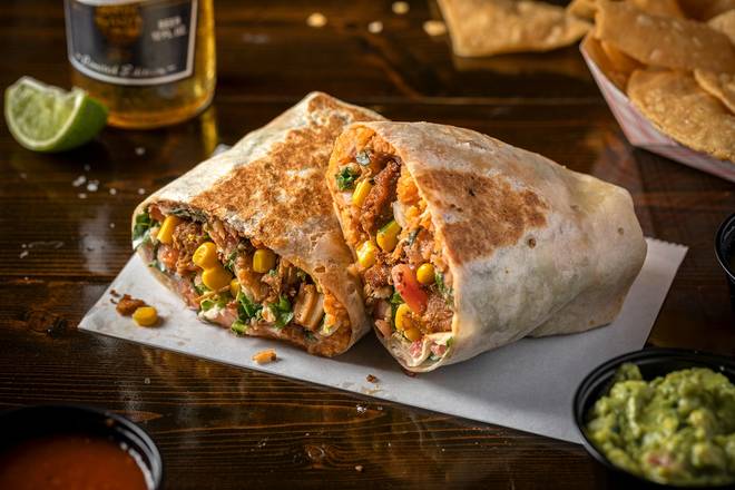 Street Corn Chicken Burrito