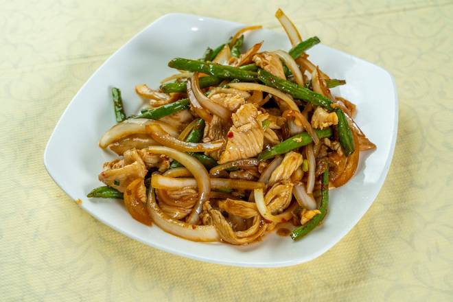 String Bean Chicken (å››å£è±†é›ž)