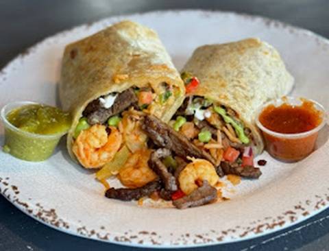 Surf and Turf Burrito
