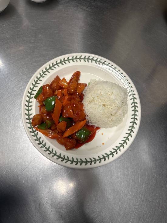 Sweet and Sour Chicken Lunch Special