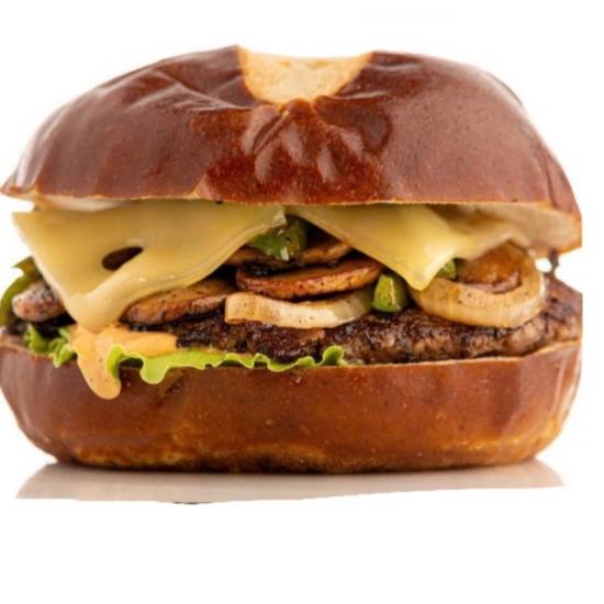 Swiss Mushroom Burger