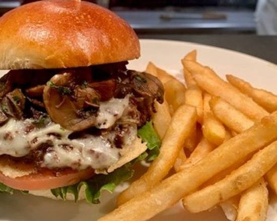 Swiss Mushroom Burger