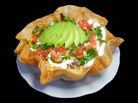 Taco shell salad