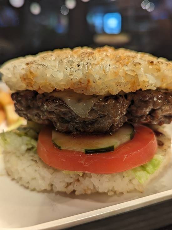 Teriyaki Beef Rice Burger