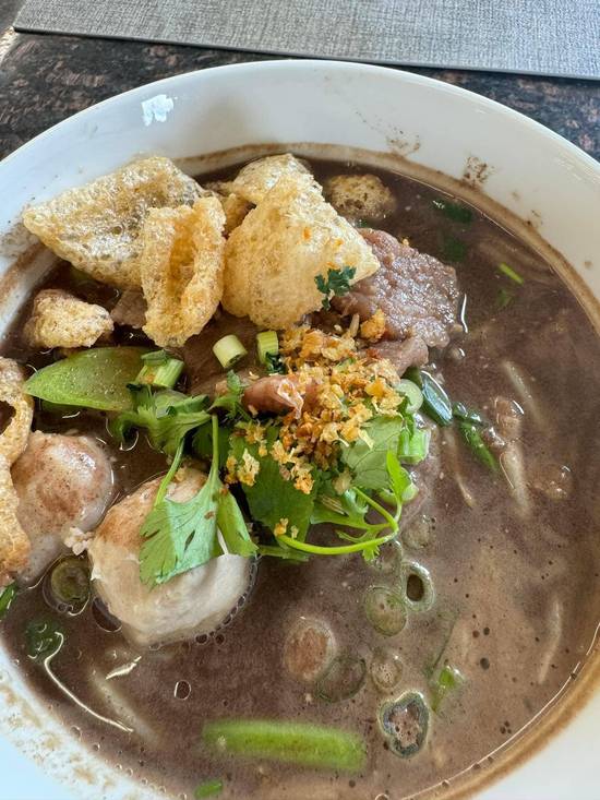 Thai Boat Noodles Soup